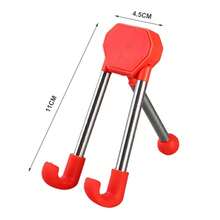 Foldable Tablet Stand With Adjustable Clamp - Universal Phone Holder Compatible With IPhone And Android, Desktop Tripod Base, Stable Support For Video Calls And Gaming - Multicolor - View 7