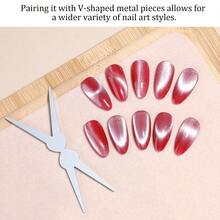 3-In-1 Magnetic Tool For Cat-Eye Gel: Star/Eye/Arrow/Cross/Grid Patterns – High-Strength Magnet - Multicolor - View 5