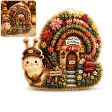 3D Christmas Fabric Punch Needle Embroidery Handmade Kit, Adult Christmas DIY Craft Set, Suitable For Beginners Vintage Holiday Handmade Decoration, Includes Simple Illustrated Guide - House - View 9