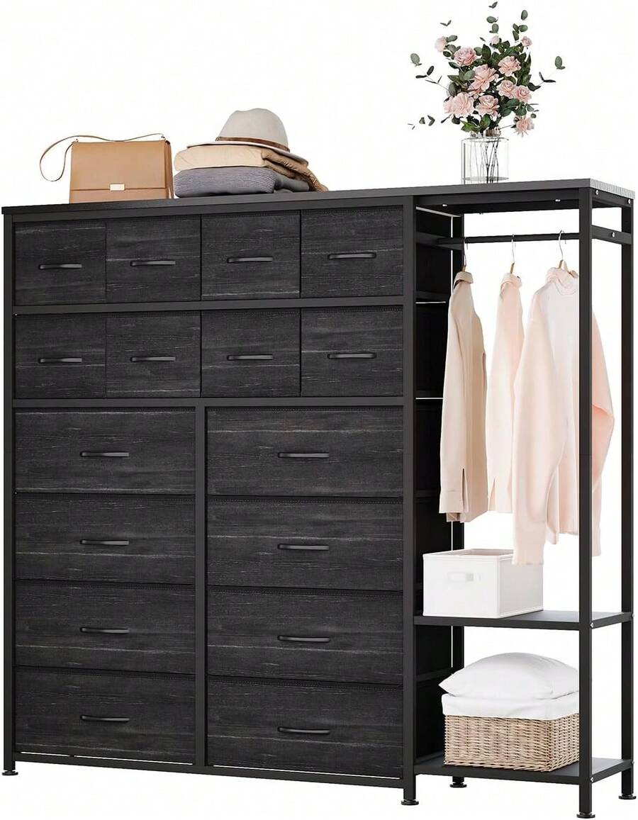 Storage Cabinets - Black - View 1