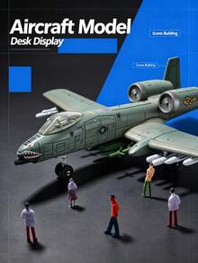 2件/1件-1:72/100/200比例飛機模型套件 - 桌面裝飾擺件 - 生日節日禮物 - 航空航天愛好者收藏品 - 彩色 - 查看 2
