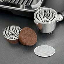 51mm/53mm/58mm Coffee Filter, Espresso Double Water Separation Mesh, Sintered Coffee Filter, Barista Filter, School Supplies, Back To School - Silver - View 6