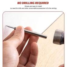 100pcs Double-Headed Seamless Nails, Baseboard Decorative Trim Wood Invisible Fasteners - 100PCS - View 3