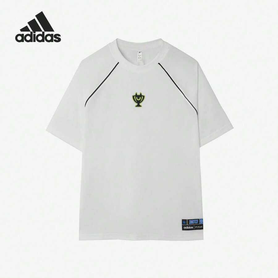 Adidas Authentic 中性經典圓領短袖T恤 KG8944 - 白色 - 查看 1