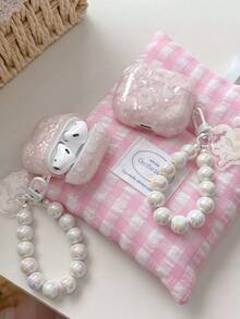 Casing Pelindung Motif Kucing Warna Pink Lucu untuk Pods Pro 3, Casing Earphone Pods 4 Baru, Pro 2 Generasi ke-3, Casing Pelindung Earphone Apple Pods 5, 1 Casing Pelindung Earphone, Gaya Wanita - Baby Pink - View 8