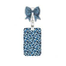 1pc Leopard Print Bow Retractable Badge Holder With Rotating Clip, ID Card Holder Set - Multicolor - View 9