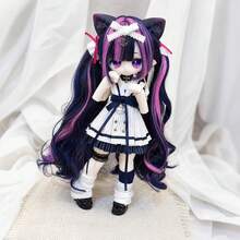 Fluffy Goodnight Random Hair Transplant BJD Action Figure Ornament 1pc - Multicolor - View 8