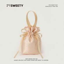 1/5/10pcs/Pack High Quality Gift Packaging Bags, Wedding, Christmas, Birthday Party Small Gift Bags, Drawstring Pouches - Multicolor - View 30