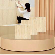 Modular 35*35cm Panels. 24 Pieces Cover Approx. 3㎡. Easy DIY Installation. Flexible For Corners And Edges. Ideal For Accent Walls, Wainscoting And Stove Surrounds, Creating A Warm Gentle Texture. - Decorative Wall Panel - View 2