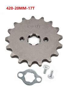 420 10/12/13/14/15/16/17/18/19 Tooth Front Engine Sprocket 17mm/20mmFor 70cc 110cc 125cc Pit Dirt Bike Replacement Accessories - A - View 21