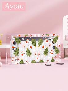 Ayotu Christmas Tree & Snowflake & Snowman Pattern Game Console Shell And Accessories Compatible With Switch/Switch OLED/Switch Lite, Set Includes Protective Case, Storage Bag, Dock Shell, Controller Protective Cover And Multiple Style Accessories To Choose From, Winter Romance, Christmas/Easter/Back To School/Birthday/Anniversary Gift - View 19