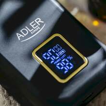 Adler ماكينة حلاقة احترافية برقائق معدنية، رأس قطع مزدوج، رقائق تيتانيوم، 3 مستويات سرعة، شاشة LCD، بطارية 1400mAh، شحن سريع USB-C، مجموعة هدايا - مشاهدة 7