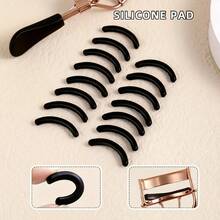 15pcs/5pcs/1pc Portable Eyelash Curler Set - Black Curved Handle Eyelash Curler - Can Easily Curl And Shape Eyelashes Without Causing Damage. Suitable For Women's Eye Makeup. Eyelash Curler - Beauty Tools - Black - View 4