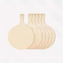 5/10pcs Unfinished Round Wooden Boards, Suitable For Crafts, Christmas Kitchen Decor, Handmade Projects - Wooden Round Boards, Blank, For DIY Painting, Unfinished Wood For Creative Projects, Ideal Gifts For Christmas, Halloween - Round - View 6