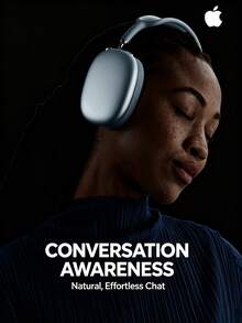 [Model Baru 2026] Apple AirPods Max 2 Headphone Bluetooth Over-Ear, Biru, Chip H2, Peredam Kebisingan Aktif, Audio Spasial, Kompatibel dengan iPhone/iPad/Mac MHWM4CH/A - View 8