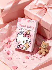 Sanrio Cute Character Pattern Cigarette Case, Lightweight Flip-Top Cigarette Box, Portable Tobacco Storage Box For Daily Use - Multicolor - View 12