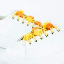 Letter Bead Shoe Charms, Solid Color Single Letter Name Pendant Decoration, DIY Customized Name Shoelace Accessory, Cute Colorful Shoe Accessory For Women, Men, And Teenagers - Multicolor - View 5