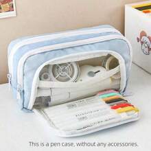 Back To School Large Capacity Pencil Case, Portable Stationery Storage Box, Suitable As Gift, Back To School Supplies, First Day Of School - Single Piece - View 8