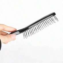 Anti-Static Steel Comb, Used For Wig Training, Specifically For Cleaning Real Hair And Synthetic Wigs - Multicolor - View 4