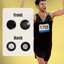 8pcs Marathon Number Clips, Race Bib Clips, Strong Grip To Prevent Bib Slipping, Reusable Bib Holder, Not Easily Falling Off, Suitable For Fixing Race Numbers, Ensuring Numbers Are Clearly Visible, Suitable For Marathon, Professional And Amateur Runners, Half Marathon And Long Distance Running Events, Essential For Competitive Race Runners, Ideal Gift For Track And Field Enthusiasts - Multicolor - View 11