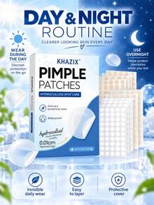 Acne Patches, Gentle And Comfortable Formula, Skin-Friendly And Natural, For Acne Care, Conceal Blemishes And Hide Acne - Round - View 4