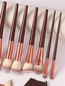 33/23/20pcs Makeup Brush Set - High-Quality Synthetic Fiber Eyeshadow Blending Brushes And Makeup Tools - Multicolor - View 4