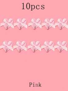 10/1pc Detachable Heart-Shaped Self-Adhesive Wall Hook With Bowknot, Suitable For Dormitory Bedroom, Used For Hanging Keys, Clothes, Towels - Multicolor - View 15