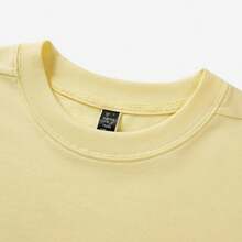 Adidas Authentic Summer Unisex Crew Neck Knit Classic Breathable Short Sleeve T-Shirt JL9651 - Kuning - View 3