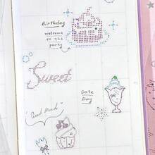 Pita Washi PET Transparan dengan Pola Rhinestone Berstempel Foil, Berbagai Gaya Pita Dekoratif Berkilau, Cocok untuk Dekorasi Kartu Foto, Kerajinan DIY, dan Hiasan Scrapbook - A - View 2
