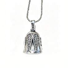 1pc Guardian Angel Motorcycle Bell Good Luck Charm Keychain Pendant Accessories, Gift For Bike, Friends - one-size - View 18