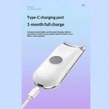 1pc 400mAh Rechargeable Mini Portable Eyelash Curler, Portable Electric Eyelash Curler, USB Charging Eyelash Curler, Beauty Accessory For Home And Travel - View 9