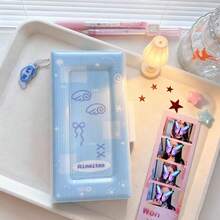Sweetheart Guardian Wings 4-Pocket Card Holder Bowknot Idol Photo Card Storage Album Sticker Ticket Scrapbook - Multicolor - View 12