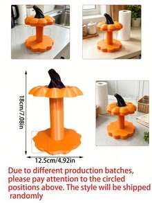 Apple Pumpkin Creative Kitchen Paper Towel Holder, Nordic Style Design Suitable For Stove And Dining Table, Lightweight Non-Slip Stable Paper Dispensing, Fits Daily Cooking And Holiday Gatherings, Designed For Families Who Value Kitchen Aesthetics And Practical Functions, Also A Great Gift For Halloween And Housewarming, A Thoughtful Gift For Yourself Or Friends And Family, Brighten Up Kitchen Storage Details, Add Warmth And Healing To Autumn Home Decor - Multicolor - View 11