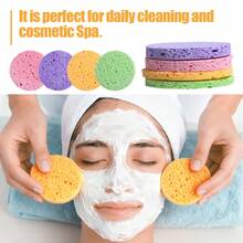 BS-MALL Compressed Facial Sponges 80PCS Multicolor Daily Facial Cleansing Makeup Mask Removal Exfoliating Sponges Pads - Multicolor - View 5