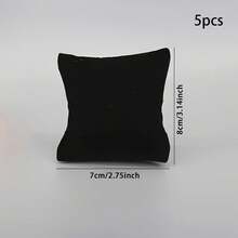 1/5/10pcs Black Bracelet And Watch Display Pillows - Soft Cushion Support For Jewelry Display, Jewelry Making Display And Packaging Supplies, Beading And Jewelry Making - Multicolor - View 9