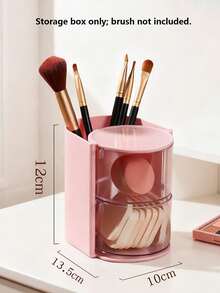 Multifunctional Rotating Desktop Storage Box, Rotating Multi-Layer Transparent Hair Accessory Storage Box, Room Rotating Desktop Storage Box, Hair Clip Storage Box, Multiple Hair Accessory Storage Box, Best Birthday Gift - Multicolor - View 14