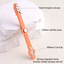 3-In-1 Magnetic Tool For Cat-Eye Gel: Star/Eye/Arrow/Cross/Grid Patterns – High-Strength Magnet - Multicolor - View 8