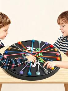 Untangle The Rope" Challenge Board Game – An Educational Toy For Kids To Develop Logical Thinking And Focus, Perfect For Parent-Child Interaction. - Multicolor - View 2