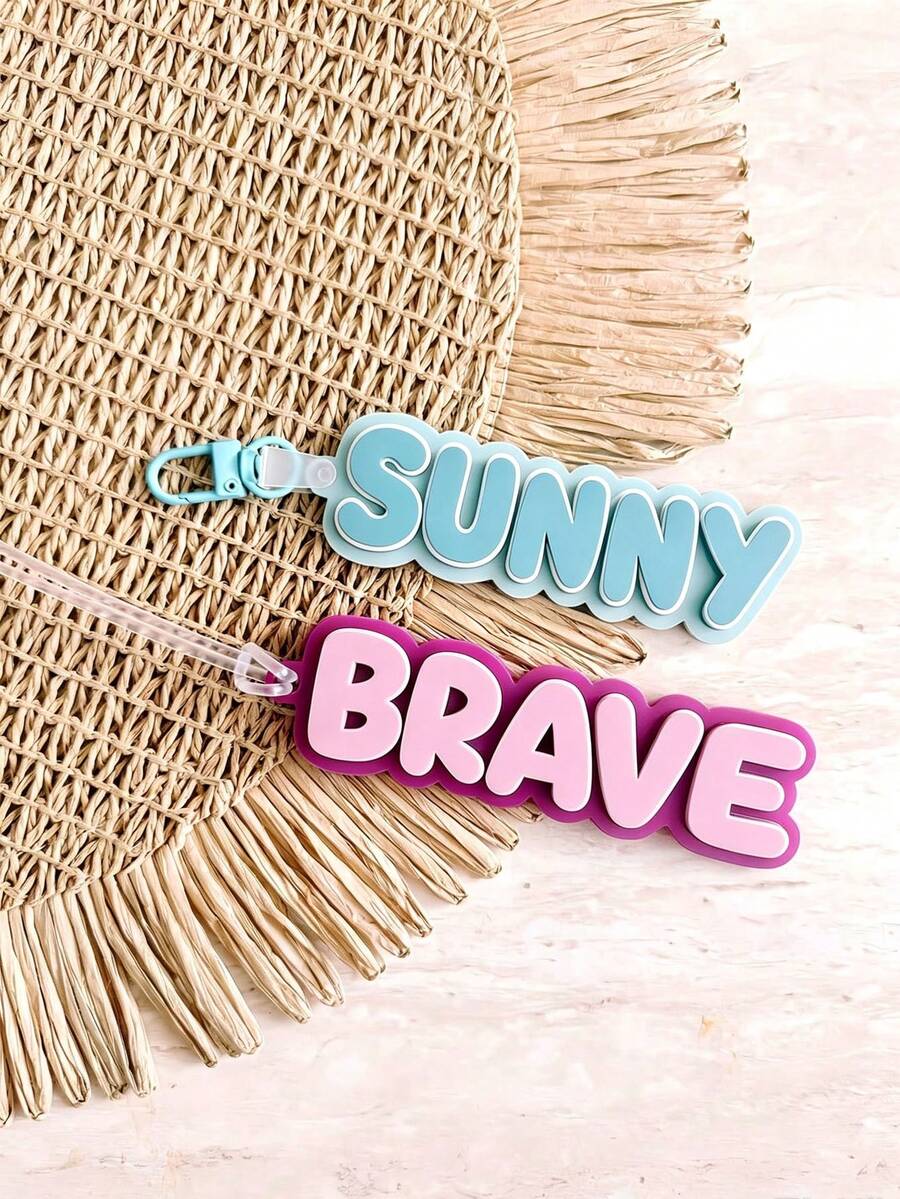 Acrylic Backpack Keychains With Best Wishes | Bag Charms, Bag Accessories, Purse Charm,Back To School Gift, Small Gift - Multicolor - View 1