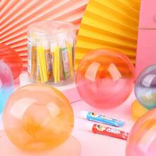 5 Buah Bola Gelembung Warna-warni, Permainan Meniup Gelembung yang Nostalgia, Cocok untuk Pesta Ulang Tahun, Hari Valentine, Hadiah Ulang Tahun, Mainan Meniup Gelembung (Warna Acak) - Hadiah Paskah Sbr - MultiWarna - View 4