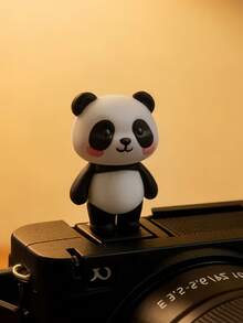 Cute Panda Hot Shoe Cover, Cartoon Panda Camera Hot Shoe Cover For DSLR Cameras, Compatible With All Cameras With Hot Shoe - View 7