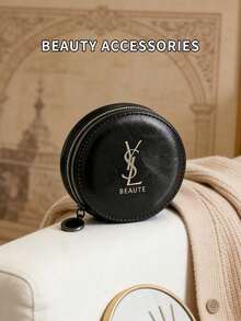 Yves Saint Laurent Women's Black Multi-Functional Clutch Bag Makeup Bag, Suitable For Daily Commute And Shopping - Black - View 4