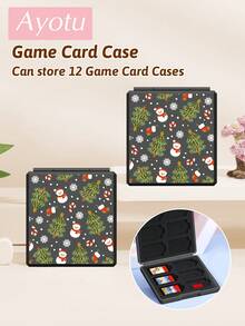 Ayotu Christmas Tree & Snowflake & Snowman Pattern Game Console Shell And Accessories Compatible With Switch/Switch OLED/Switch Lite, Set Includes Protective Case, Storage Bag, Dock Shell, Controller Protective Cover And Multiple Style Accessories To Choose From, Winter Romance, Christmas/Easter/Back To School/Birthday/Anniversary Gift - View 23