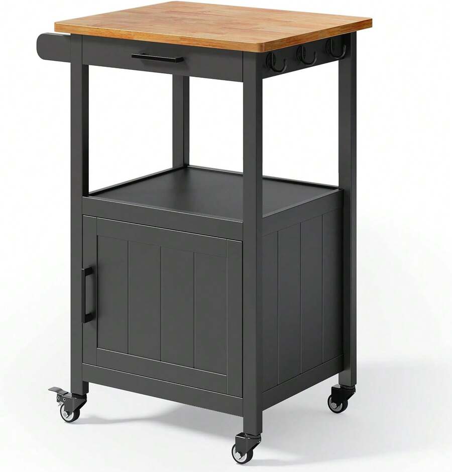 Storage Islands & Carts - Black - View 1