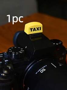 Digital SLR Camera Flash Hot Shoe Cover Accessory TAXI Hot Shoe Cover, Taxi Shaped Camera Hot Shoe Cover Protector, Compatible With Universal For Digital SLR Cameras - View 7
