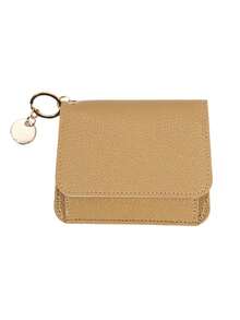 Vintage Short Wallet Portable Folding Purse Card Holder Women Small Wallet RFID Blocking Card Case Slim Tri-Fold Wallet With Zipper Pocket&Keychain - Multicolor - View 20