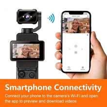 Kamera Digital Genggam Portabel dengan Layar Lipat yang Dapat Diputar, Rotasi Depan/Belakang 180°, Rotasi Kanan 90°, Flash, Pemotretan Malam, Fokus Otomatis, Mode Lanskap/Potret, Kartu SD 64GB Terintegrasi dan Baterai 1000mAh - View 10