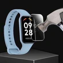 3pcs Hydrogel Screen Protector Compatible With Xiaomi Band 9 Active High Clarity Soft Film Flexible Full Adhesive Smartwatch - Hydrogel Film 3PCS - View 2