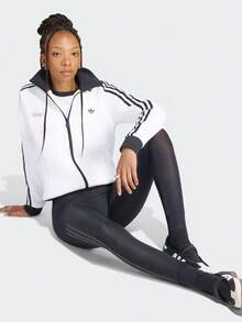 Adidas Originals 女款 FAN OG TT 針織夾克 無帽款 LD4966 - 淺灰色 - 查看 7