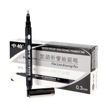 0.3mm Dual-Line Technical Drawing Pen, Specialized For Civil Engineering And Architectural Drawing, Also Suitable For Painting, Art, Sketching, Black Ink - Back To School - Multiple Styles - View 7